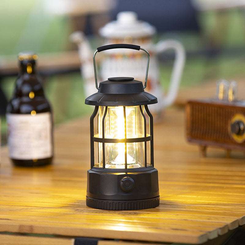 400 Lumens NEW Retro Camping Lights; Atmosphere Tent Lights COB Battery Lighting Hanging Lights; Outdoor Camping Accessories Doba